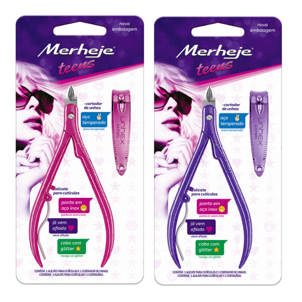 Corta cutícula + Corta uñas Merheje Teens